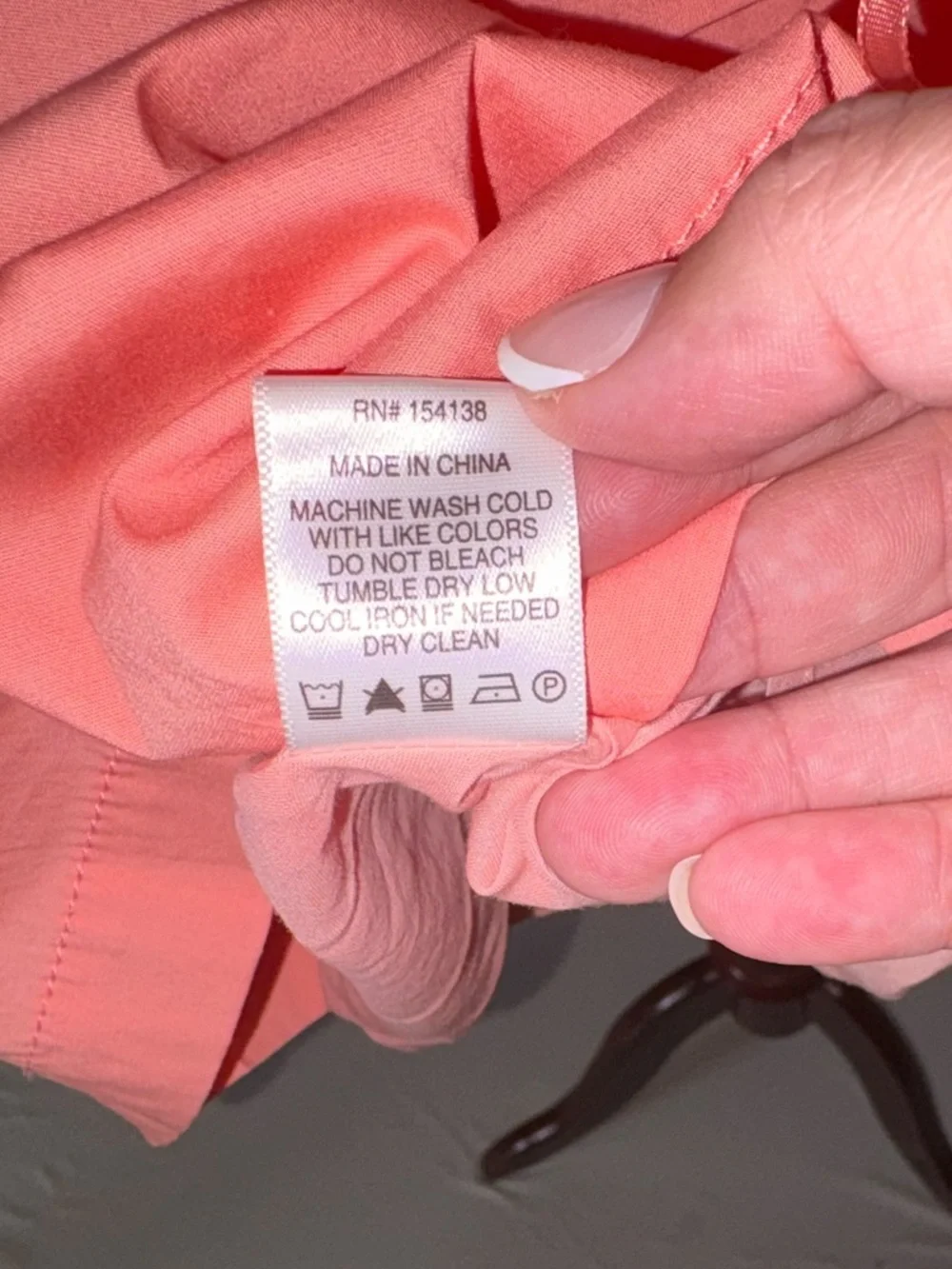 STAUD Elio Off-Shoulder Button Front Mini Dress in Pink Grapefruit Size 12 - Picture 8 of 9